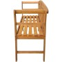 Banco de jardín con cojín madera maciza de acacia 157 cm de vidaXL, Bancos de jardín - Ref: Foro24-3064285, Precio: 180,29 €,...
