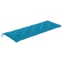 Banco de jardín con cojín madera maciza de acacia 157 cm de vidaXL, Bancos de jardín - Ref: Foro24-3064285, Precio: 180,29 €,...