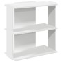 Librería 3 niveles madera ingeniería blanco 60x30x60 cm en Librerías y estanterías | Comprar online en Foru.es