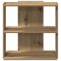 Librería 3 niveles madera ingeniería roble artesanal 60x30x60cm en Librerías y estanterías | Comprar online en Foru.es