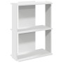 Librería 3 niveles madera ingeniería blanco 60x30x80 cm en Librerías y estanterías | Comprar online en Foru.es