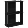 Librería de 3 estantes madera de ingeniería negro 60x30x80 cm en Librerías y estanterías | Comprar online en Foru.es