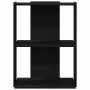 Librería de 3 estantes madera de ingeniería negro 60x30x80 cm en Librerías y estanterías | Comprar online en Foru.es