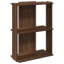 Librería 3 estantes madera ingeniería marrón roble 60x30x80 cm en Librerías y estanterías | Comprar online en Foru.es