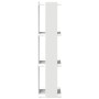 Librería 3 niveles madera ingeniería blanco 60x30x120 cm en Librerías y estanterías | Comprar online en Foru.es