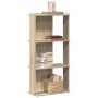 Librería 3 estantes madera ingeniería roble sonoma 60x30x120 cm en Librerías y estanterías | Comprar online en Foru.es