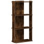 Librería 3 estantes madera ingeniería roble ahumado 60x30x120cm en Librerías y estanterías | Comprar online en Foru.es