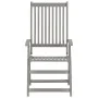 Sillas reclinables jardín y cojines 4 uds madera maciza acacia de vidaXL, Sillas de jardín - Ref: Foro24-3065383, Precio: 287...
