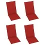Sillas reclinables jardín y cojines 4 uds madera maciza acacia de vidaXL, Sillas de jardín - Ref: Foro24-3065383, Precio: 287...