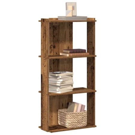 Librería 3 niveles madera ingeniería madera vieja 60x30x120 cm en Librerías y estanterías | Comprar online en Foru.es