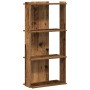 Librería 3 niveles madera ingeniería madera vieja 60x30x120 cm en Librerías y estanterías | Comprar online en Foru.es