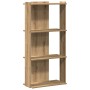 Librería 3niveles madera ingeniería roble artesanal 60x30x120cm en Librerías y estanterías | Comprar online en Foru.es