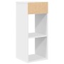 Estantería librería madera contrachapada blanco 34x31x80 cm en Librerías y estanterías | Comprar online en Foru.es