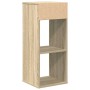 Estantería madera ingeniería color roble 34x31x80 cm en Librerías y estanterías | Comprar online en Foru.es