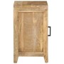 Mesita de noche de madera maciza de mango 40x30x50 cm de vidaXL, Mesitas de noche - Ref: Foro24-320811, Precio: 111,45 €, Des...