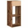 Estantería madera ingeniería madera envejecida 34x31x80 cm en Librerías y estanterías | Comprar online en Foru.es