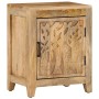 Mesita de noche de madera maciza de mango 40x30x50 cm de vidaXL, Mesitas de noche - Ref: Foro24-320811, Precio: 111,45 €, Des...