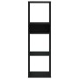 Estantería de madera contrachapada negra 34x31x112 cm en Librerías y estanterías | Comprar online en Foru.es