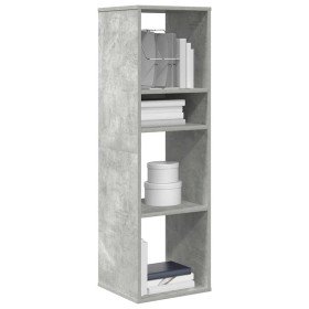 Estantería madera ingeniería gris hormigón 34x31x112 cm en Librerías y estanterías | Comprar online en Foru.es