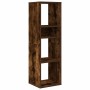 Estantería madera ingeniería color roble ahumado 34x31x112 cm en Librerías y estanterías | Comprar online en Foru.es