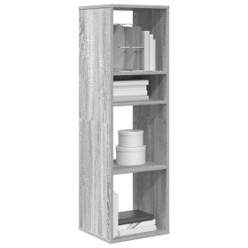 Estantería madera de ingeniería color gris sonoma 34x31x112 cm en Librerías y estanterías | Comprar online en Foru.es
