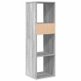 Estantería madera de ingeniería color gris sonoma 34x31x112 cm en Librerías y estanterías | Comprar online en Foru.es