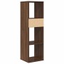 Estantería madera de ingeniería color marrón roble 34x31x112 cm en Librerías y estanterías | Comprar online en Foru.es