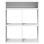 Estantería librería madera contrachapada blanco 66x31x80 cm en Librerías y estanterías | Comprar online en Foru.es