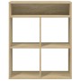 Estantería madera ingeniería color roble 66x31x80 cm en Librerías y estanterías | Comprar online en Foru.es