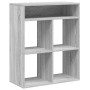 Estantería madera de ingeniería color gris sonoma 66x31x80 cm en Librerías y estanterías | Comprar online en Foru.es