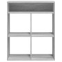 Estantería madera de ingeniería color gris sonoma 66x31x80 cm en Librerías y estanterías | Comprar online en Foru.es