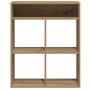 Armario libros madera ingeniería roble artisan 66x31x80 cm en Librerías y estanterías | Comprar online en Foru.es