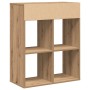 Armario libros madera ingeniería roble artisan 66x31x80 cm en Librerías y estanterías | Comprar online en Foru.es