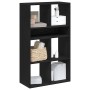 Estantería madera ingeniería negra 66x31x112 cm en Librerías y estanterías | Comprar online en Foru.es