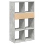 Estantería madera ingeniería gris hormigón 66x31x112 cm en Librerías y estanterías | Comprar online en Foru.es