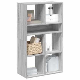 Estantería madera de ingeniería color gris sonoma 66x31x112 cm en Librerías y estanterías | Comprar online en Foru.es