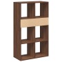 Estantería madera de ingeniería color marrón roble 66x31x112 cm en Librerías y estanterías | Comprar online en Foru.es