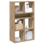 Estantería de madera ingeniería roble artisan 66x31x112 cm en Librerías y estanterías | Comprar online en Foru.es