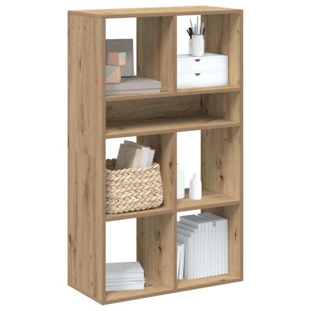 Estantería de madera ingeniería roble artisan 66x31x112 cm en Librerías y estanterías | Comprar online en Foru.es
