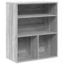 Estantería madera ingeniería gris sonoma 60x30x71,5 cm en Librerías y estanterías | Comprar online en Foru.es
