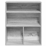 Estantería madera ingeniería gris sonoma 60x30x71,5 cm en Librerías y estanterías | Comprar online en Foru.es