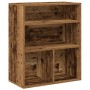 Estantería madera ingeniería madera envejecida 60x30x71,5 cm en Librerías y estanterías | Comprar online en Foru.es