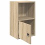Estantería de madera de ingeniería roble sonoma 31x24x52 cm en Librerías y estanterías | Comprar online en Foru.es