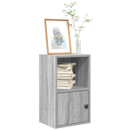 Estantería de madera de ingeniería gris sonoma 31x24x52 cm en Librerías y estanterías | Comprar online en Foru.es