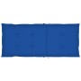 Sillas de jardín 4 uds madera de teca con cojines azul royal de vidaXL, Sillas de jardín - Ref: Foro24-3065540, Precio: 500,6...