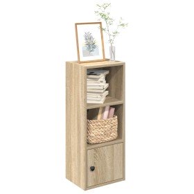Estantería de madera de ingeniería roble sonoma 31x24x77 cm en Librerías y estanterías | Comprar online en Foru.es