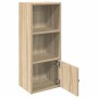 Estantería de madera de ingeniería roble sonoma 31x24x77 cm en Librerías y estanterías | Comprar online en Foru.es
