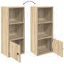 Estantería de madera de ingeniería roble sonoma 31x24x77 cm en Librerías y estanterías | Comprar online en Foru.es