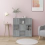 Estantería madera contrachapada gris sonoma 90x30x90cm de vidaXL, Librerías y estanterías - Ref: Foro24-815550, Precio: 91,92...