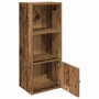 Estantería madera de ingeniería color envejecido 31x24x77 cm en Librerías y estanterías | Comprar online en Foru.es